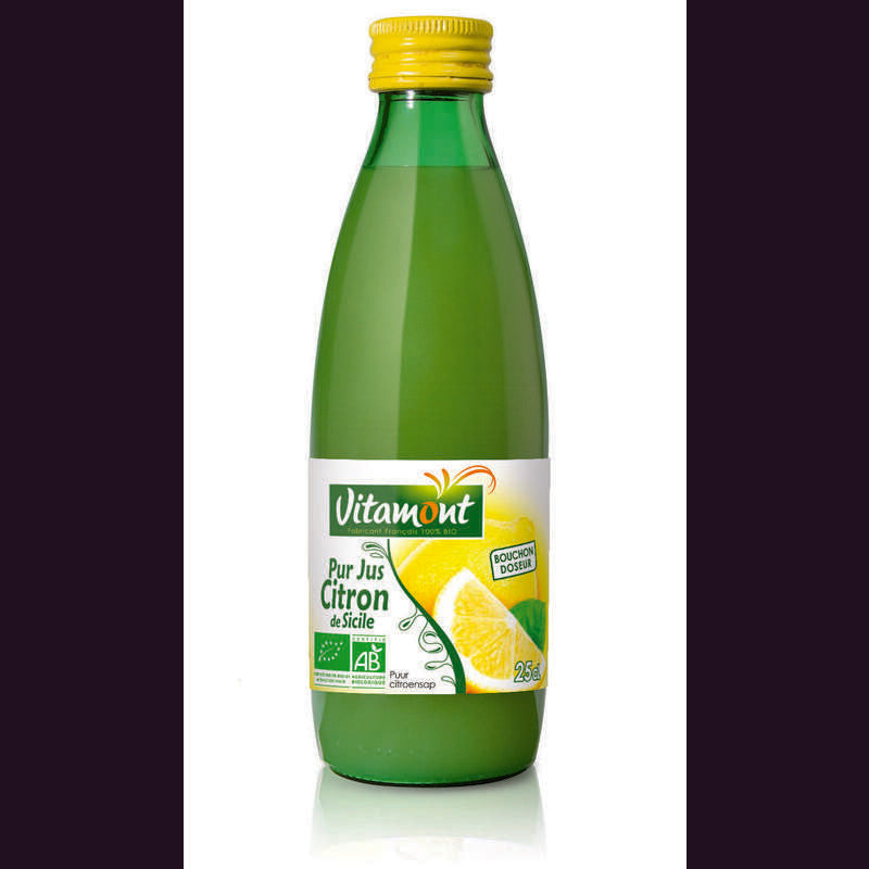 Vitamont Puur citroensap mini bio 250ml