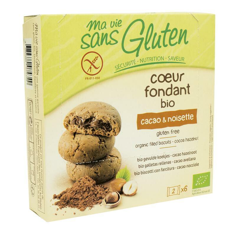 Ma Vie Sans Koekjes met creme choco/hazelnoot glutenvrij bio 6x2st