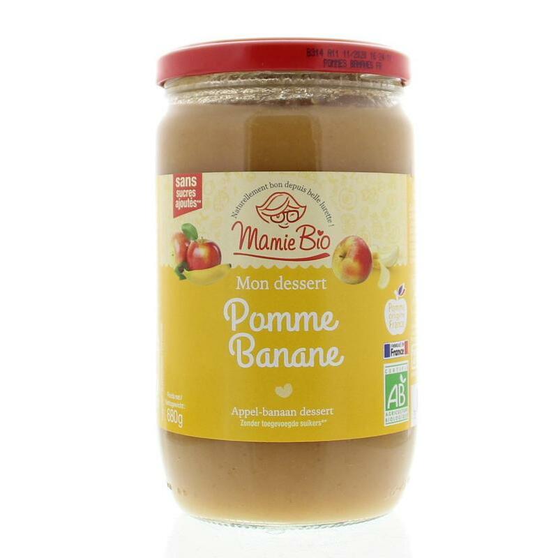 Mamie Bio Appelmoes bananen bio 680g