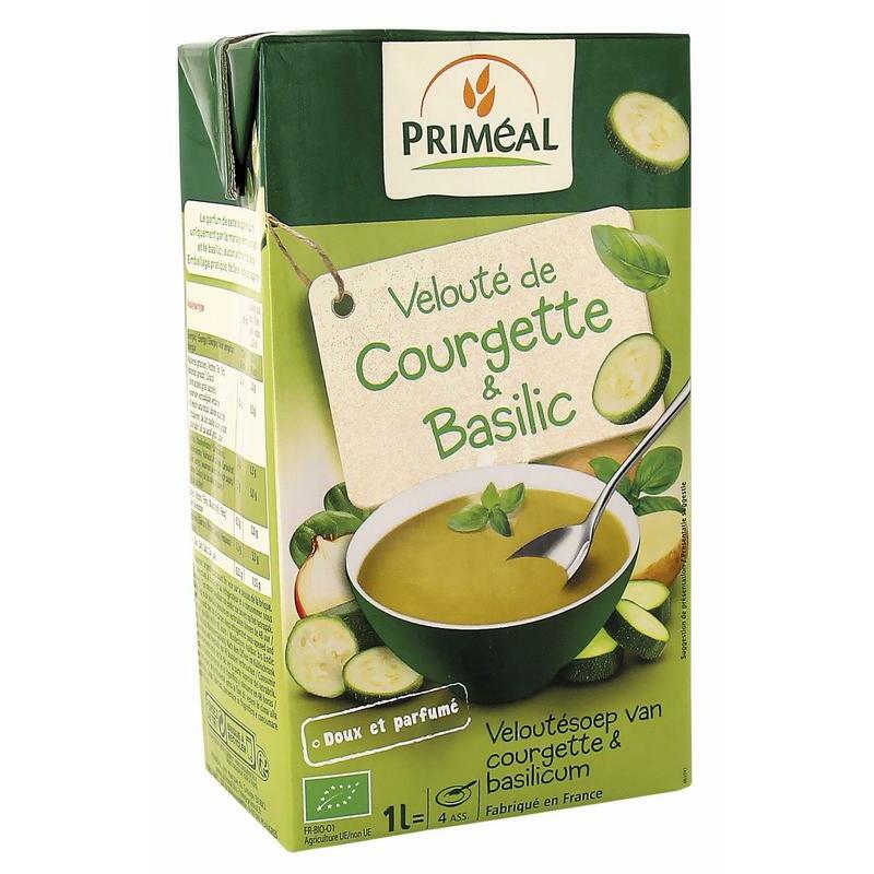 Primeal Veloute gebonden soep courgette basilicum bio 1000ml