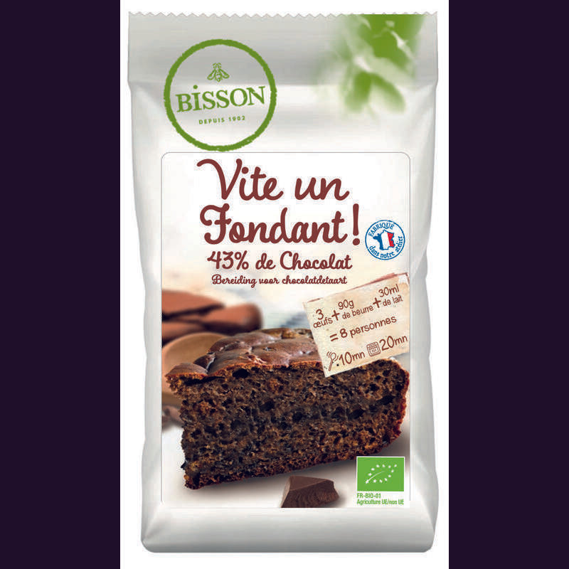 Bisson Bakmix voor chocoladecake bio 300g