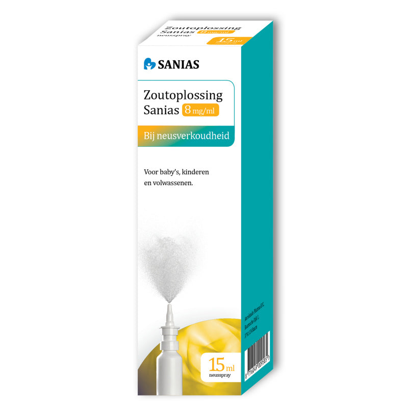 Sanias Zoutoplossing neusspray 8 mg/ml 15ml