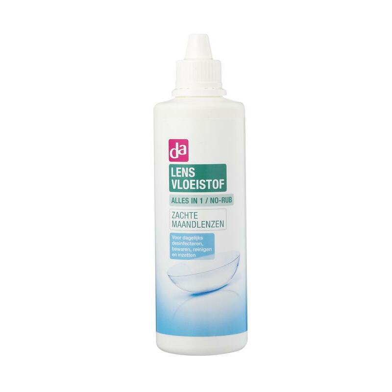 DA Lensvloeistof no rub zachte lenzen 250ml
