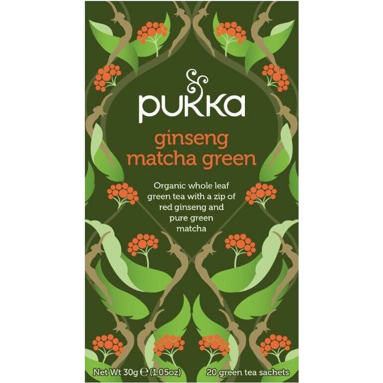 Pukka Org. Teas Ginseng matcha green bio 20st