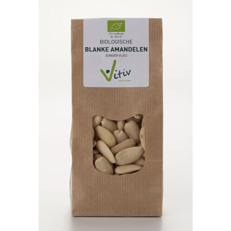 Vitiv Amandelen zonder vlies bio 500g
