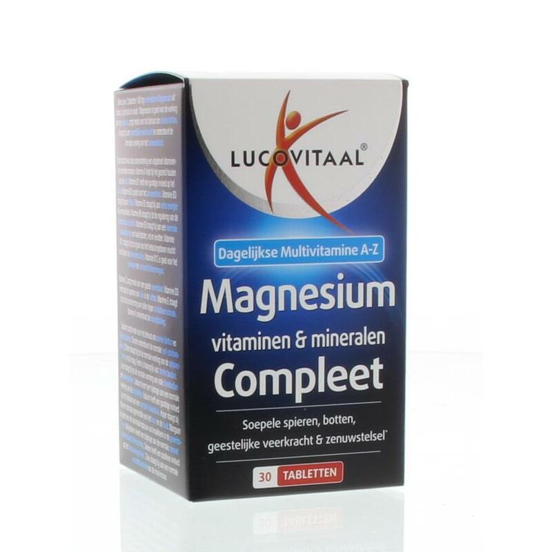 Lucovitaal Magnesium vitaminen mineralen compleet 30tb