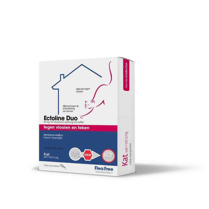 Flea Free Ectoline duo kat pipet 2st