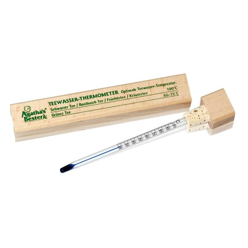 Agatha S bester Theewater thermometer houten doos 1st