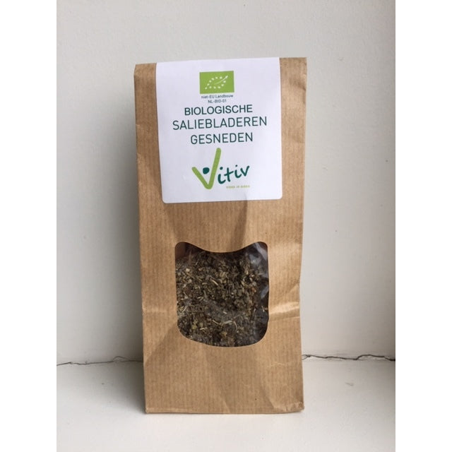 Vitiv Salieblad gesneden bio 25g
