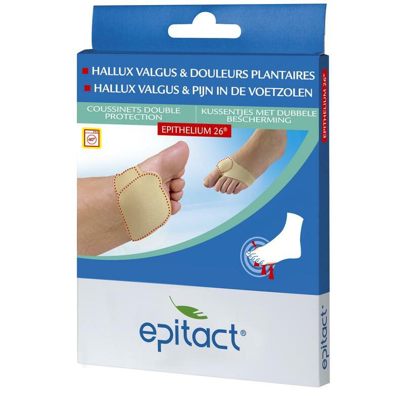 Epitact Voetzoolkussentjes dubbel 42/45 2st