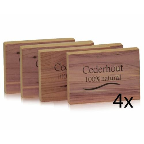 Beautylin Cederhout ladenblok 100% natuurlijk 4st