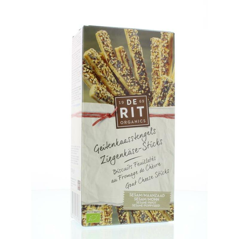De Rit Sesam geitenkaas stengel bio 100g