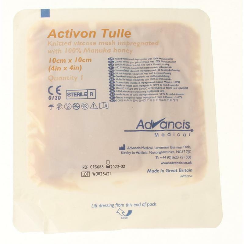 Advancis Activon manuka gaasverband 10 x 10 1st