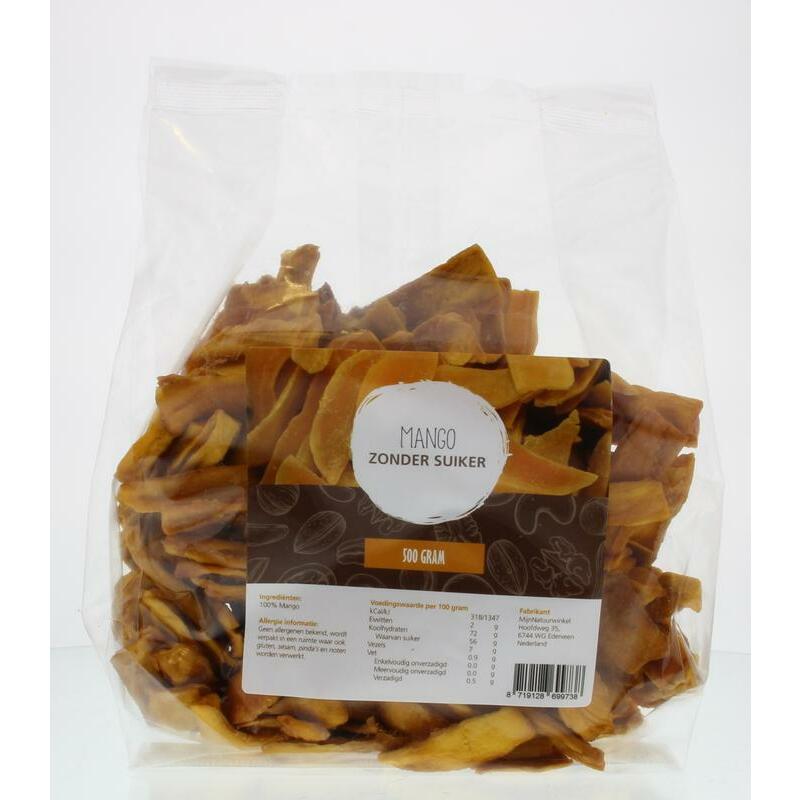 Mijnnatuurwinkel Gedroogde mango 500g