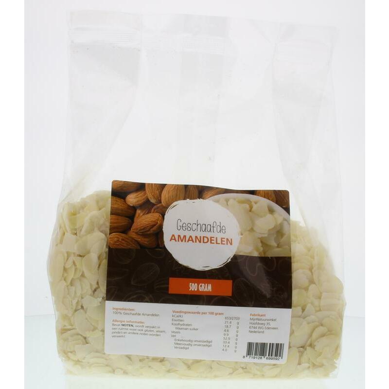 Mijnnatuurwinkel Geschaafde amandelen 500g
