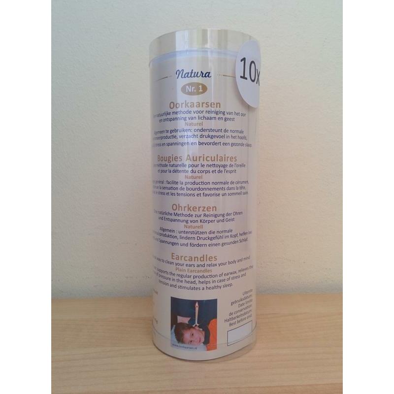 Natura Oorkaarsen naturel nr 1 10st