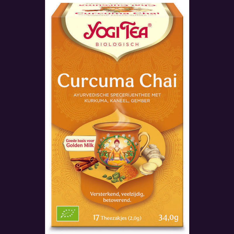 Yogi Tea Curcuma / turmeric chai tea bio 17st