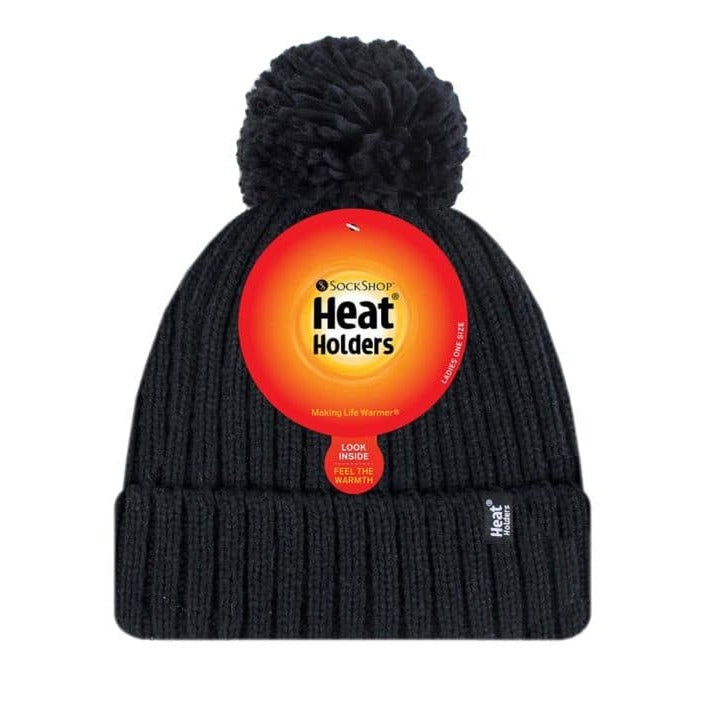 Heat Holders Ladies pom pom hat arden black one size 1st