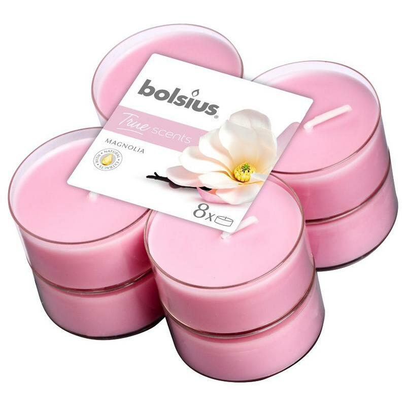 Bolsius True Scents maxilicht magnolia 8st