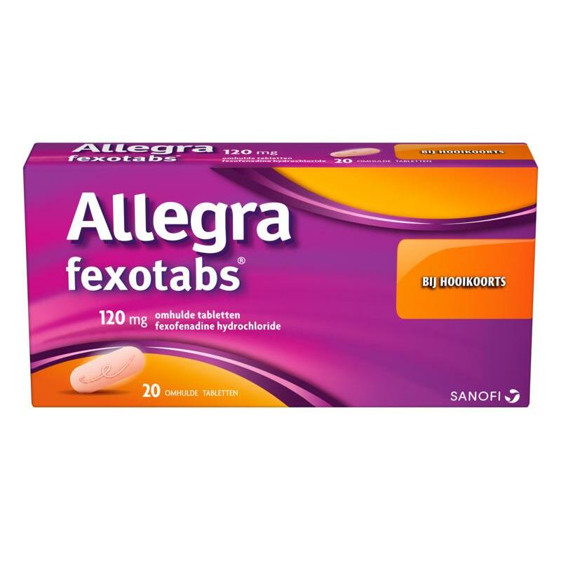 Allegra Fexotabs hooikoortstabletten 20tb