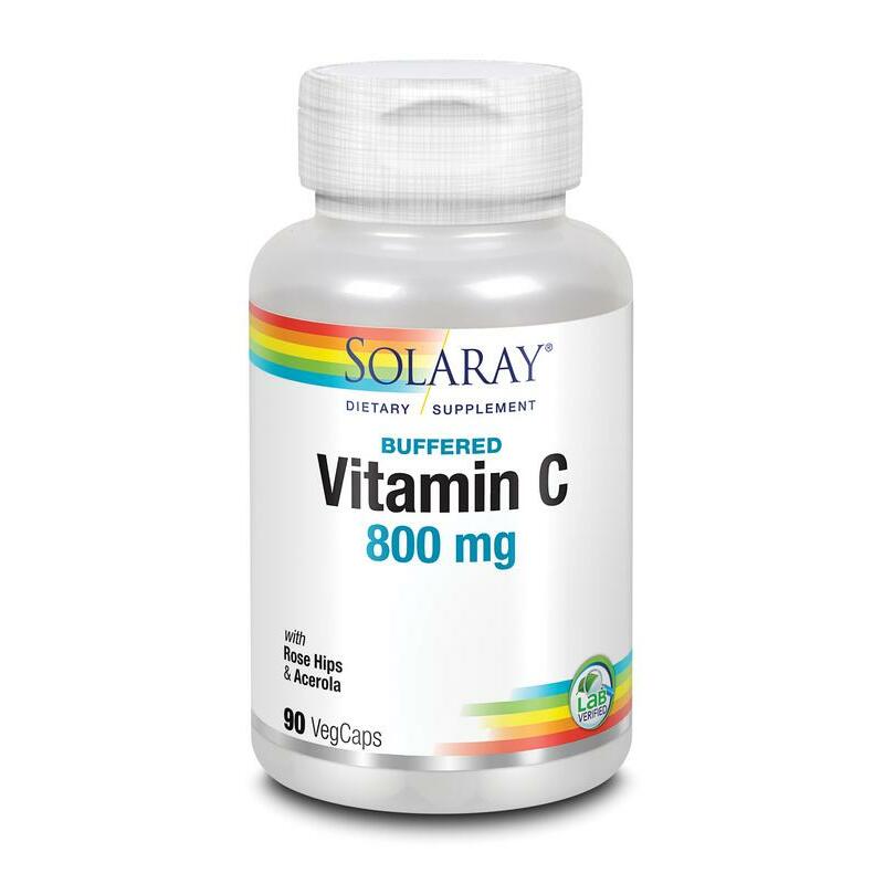 Solaray Vitamine C 800 mg gebufferd 90vc