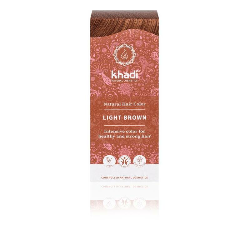 Khadi Haarkleur light brown 100g