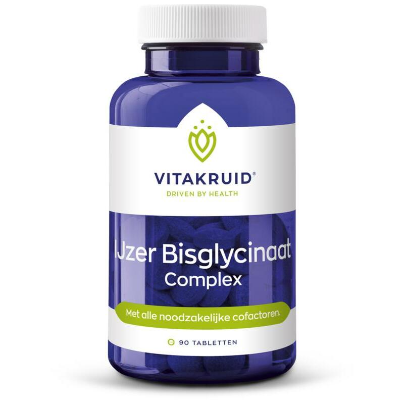 Vitakruid IJzer bisglycinaat 28 mg complex 90tb