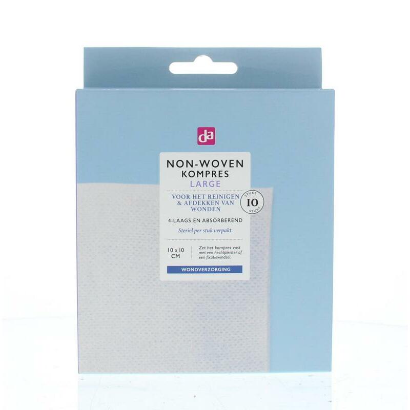 DA Kompres non-woven 10 x 10cm 10st