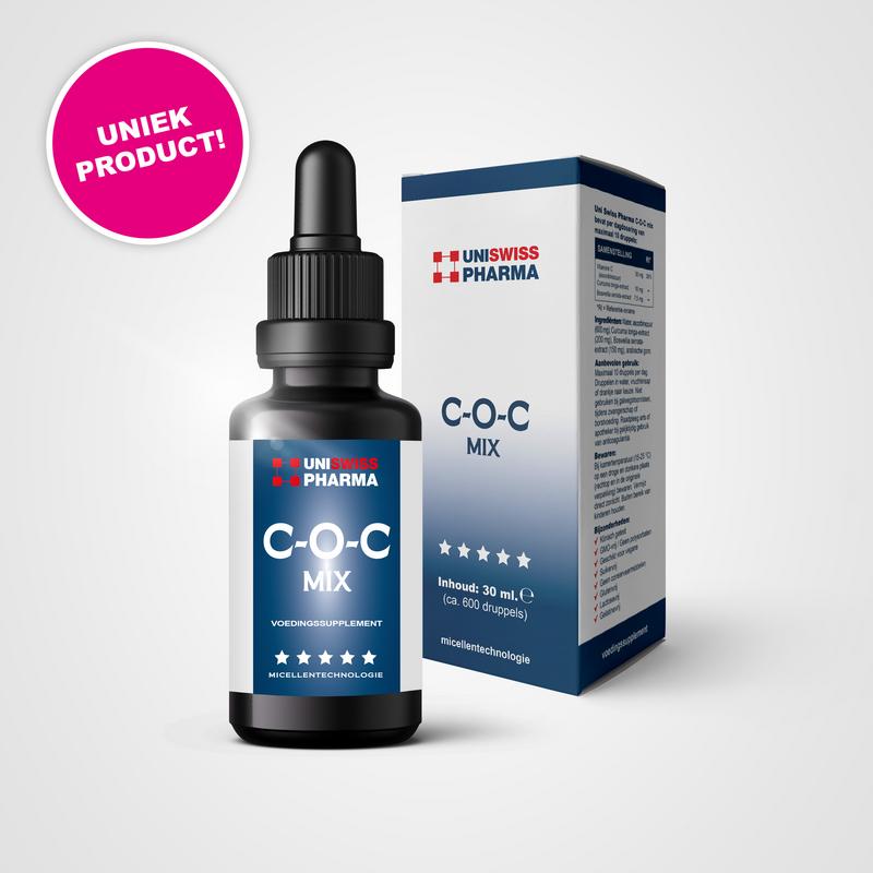 Uniswiss C-O-C mix Curcumine. Olibanum en Vitamine C 30ml
