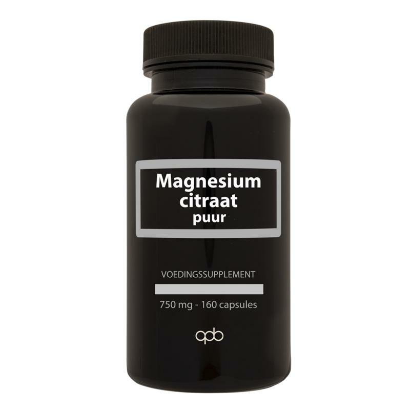 Apb Holland Magnesium citraat puur 750 mg 160vc