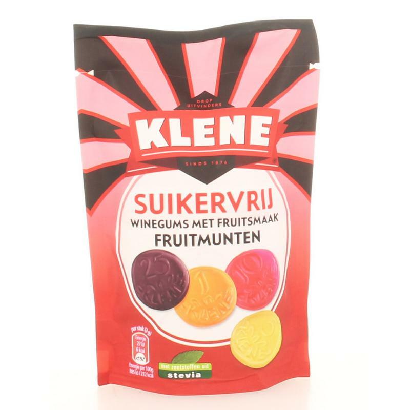 Klene Fruitmunten suikervrij 110g