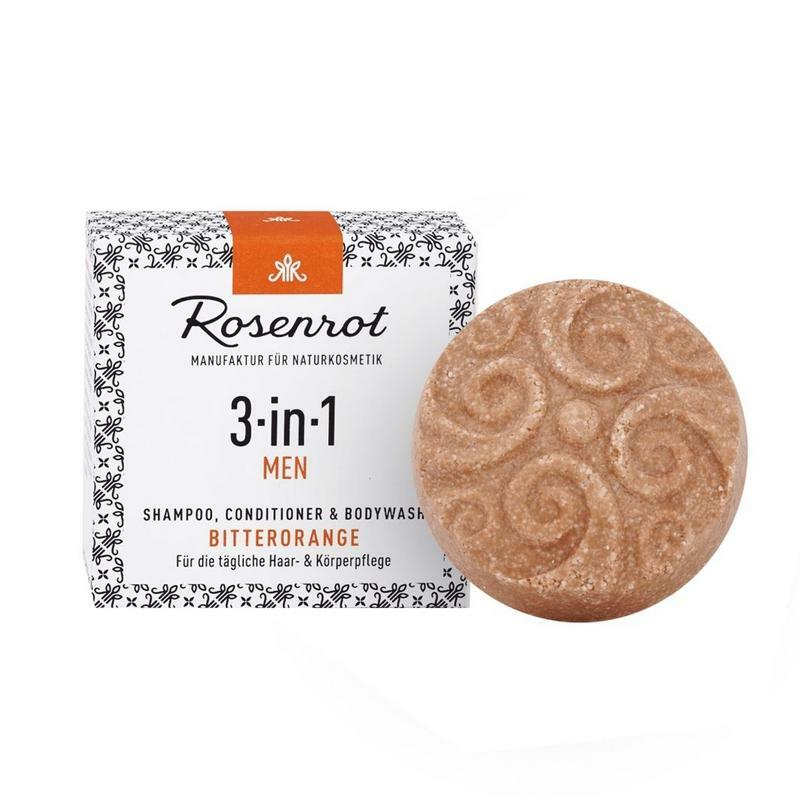Rosenrot Solid shampoo men 3-in-1 bitter orange 60g