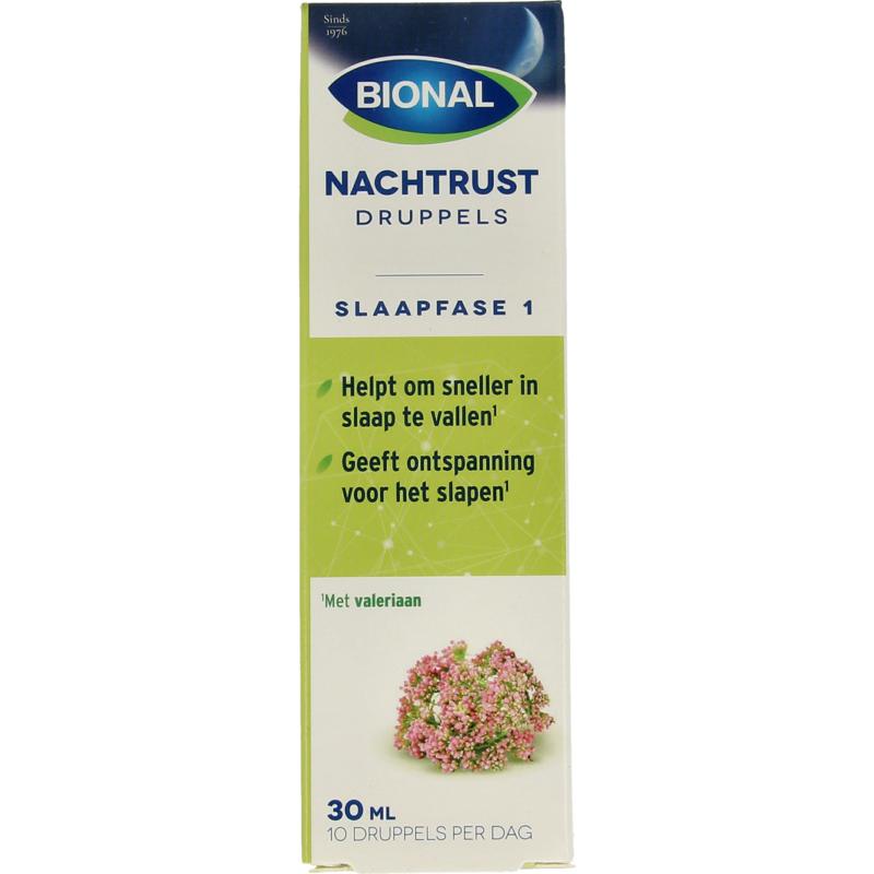 Bional Nachtrust slaapfase 1 druppel 30ml