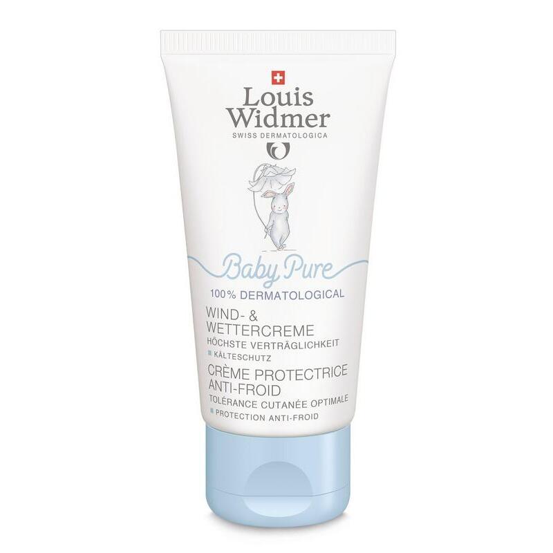 Louis Widmer BabyPure weer en wind creme zonder parfum 50ml