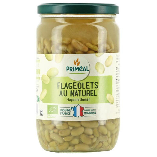 Primeal Groene bonen flageolets uit Frankrijk bio 660g