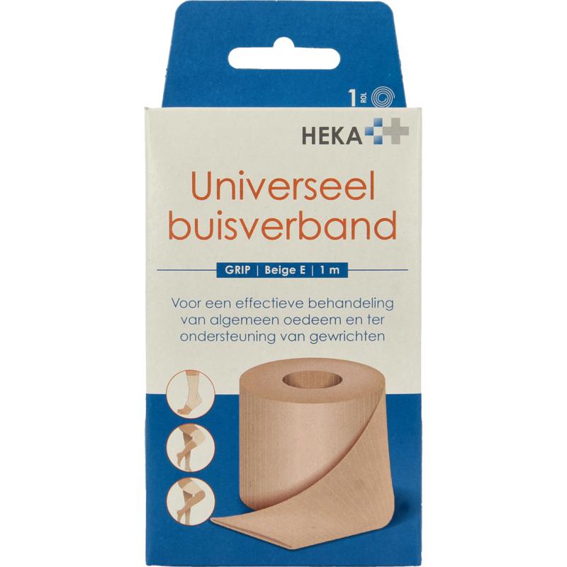 Heka Hekagrip compress beige E 1 meter 1rol