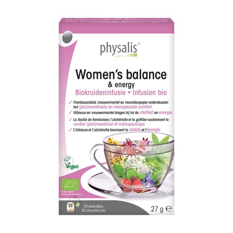 Physalis Women's balance & energy kruideninfusie bio 20zk