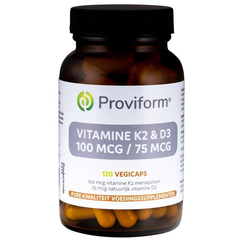 Proviform Vitamine K2 100mcg & D3 75mcg 120vc