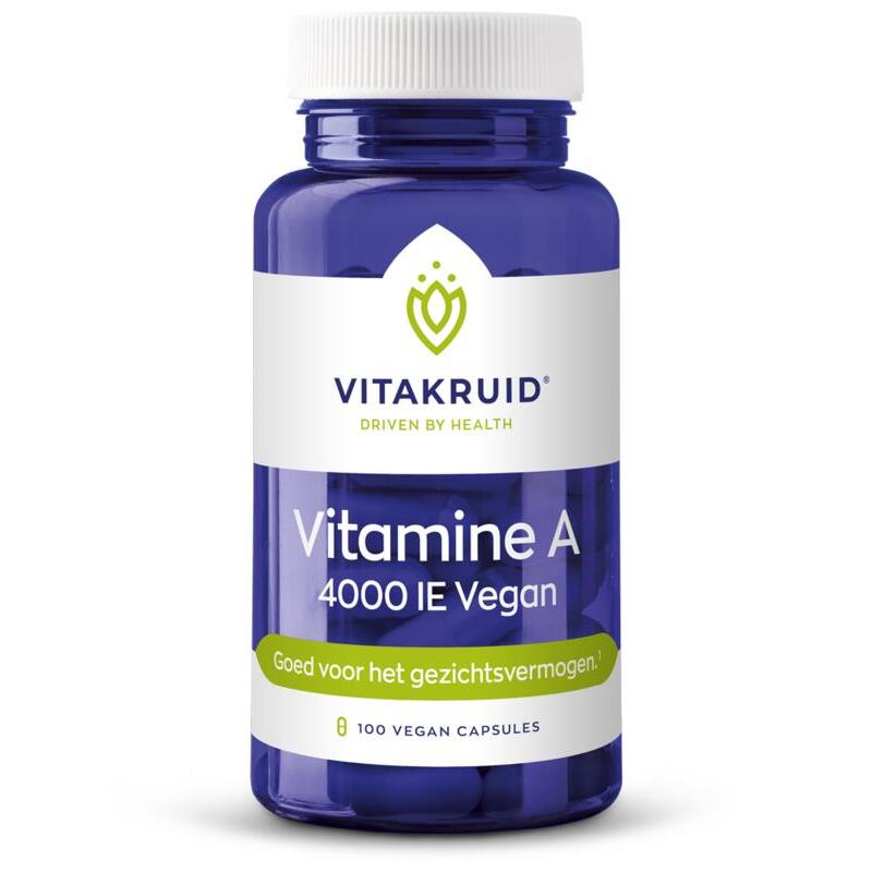 Vitakruid Vitamine A 4000 IE vegan 100vc