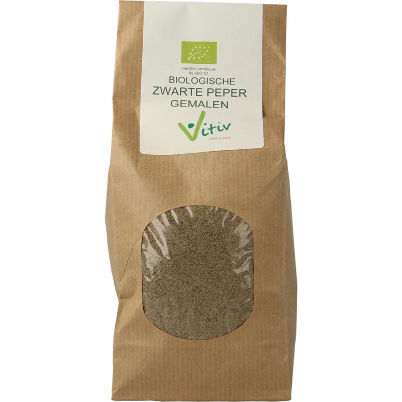 Vitiv Peper gemalen zwart bio 250g