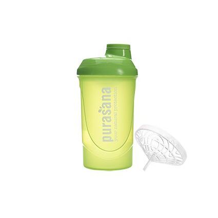 Purasana Plastic shaker wave 500ml groen/vert 1st