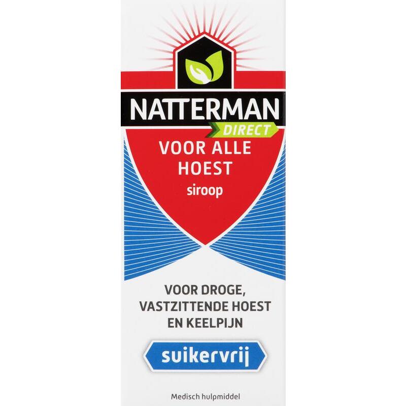 Natterman Hoest drank alle hoest suikervrij 120ml