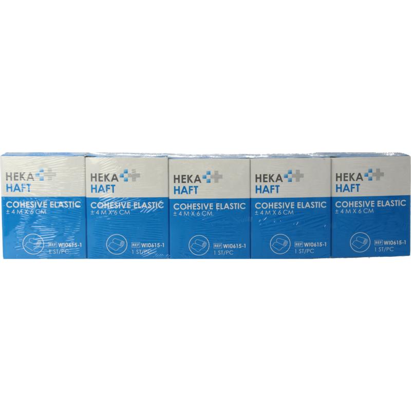 Hekahaft Cohesive windsel 4m x 6 cm 5st