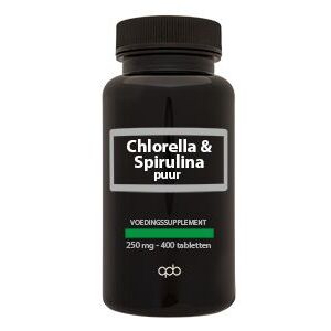 Apb Holland Chlorella & Spirulina 250mg puur 400tb