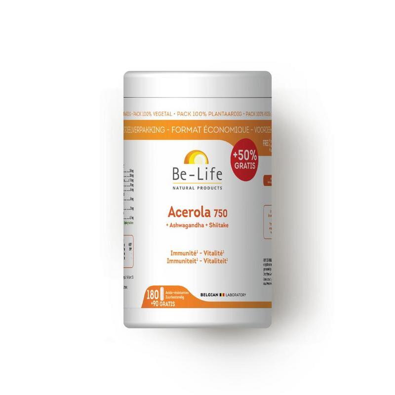 Be-Life Acerola 180+90 vegetarische capsules 270vc