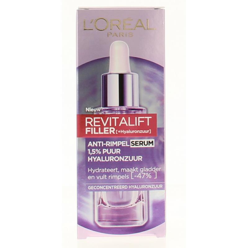 Loreal Revitalift filler 1.35% hyaluronzuur 30ml