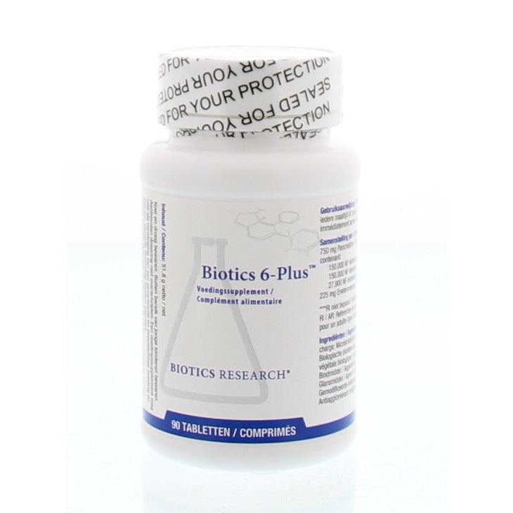 Biotics 6 plus pancreatin 90tb