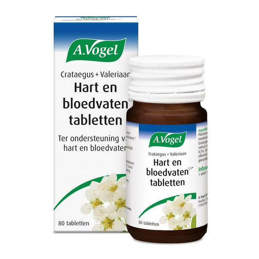 A Vogel Crataegus + valeriaan tabletten 80tb