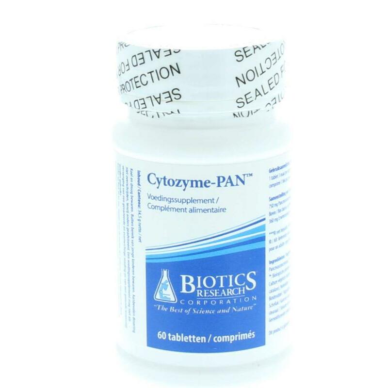 Biotics Cytozyme pan pancreas 60tb