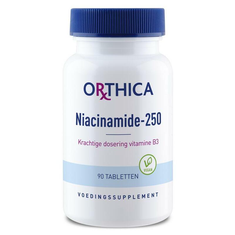 Orthica Vitamine B3 niacinamide 250 90tb